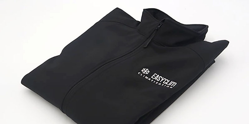broderie softshell couverture