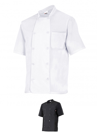 veste de cuisine manches courtes personnalisée