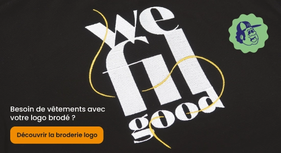 vetements broderie logo