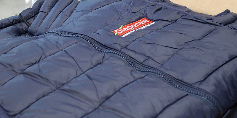 doudoune sans manche personnalisable broderie